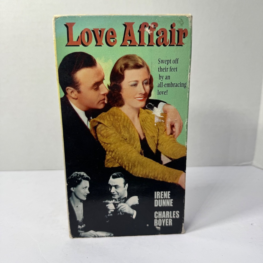 Love Affair VHS 1939 Movie Irene Dunne Charles Boyer Alpha Video Black & White